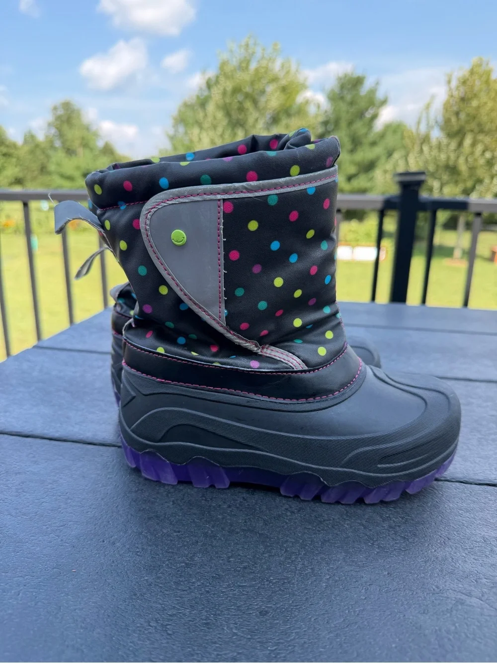 Kids Waterproof Winter Snow Boots | Size 3 | Insulated